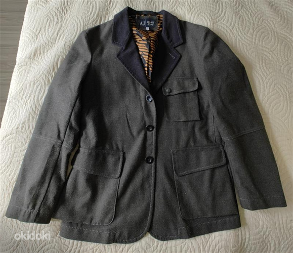 ARMANI JEANS Vintage Wool Jacket Blazer Pintsak