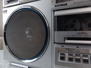 Vanakooli kassettraadio Sanyo M-X720K (8 foto / 10)