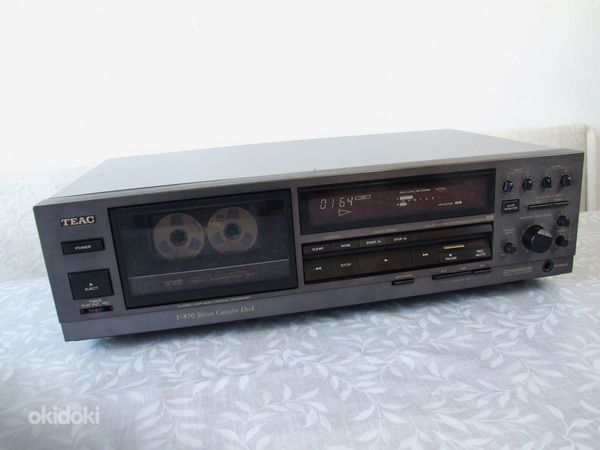 Vanakooli kolmepealine kassettdekk Teac V-870