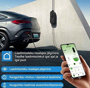 G3 EV 11kw мобильное зарядное устройство для электромобиля, Type2, 5m, Wifi/прил... (5 фото из 8)