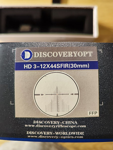 Discovery Hd 3-12x44 SFIR (30mm) FFP