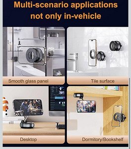 Universal Silicone Suction Cup Car Phone Holder Stand 360° R (4 foto / 5)