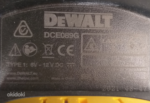 Lasernivelliir DeWalt DCE089G (foto #2)