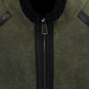Naturaalne kahepoolne lambanahast mantel BELSTAFF (50, 52) Itaalia (6 foto / 9)