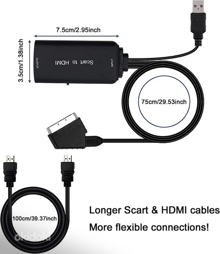 UUS AMANKA Scart-HDMI-muundur (foto #3)