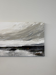 Maal "Äikese eel", akrüül 60x150 (3 foto / 3)
