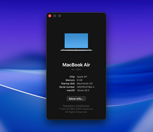 MacBook Air M1 256gb (5 foto / 6)