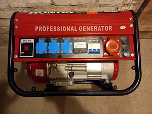 Bensiini generaator, HONDA KW8500E, UUS / Uus (1 foto / 6)