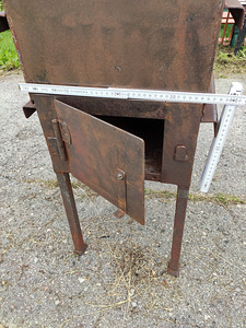 Grill + Suitsuahi - 3mm terasest 60cm x 80cm x 180cm (4 foto / 4)