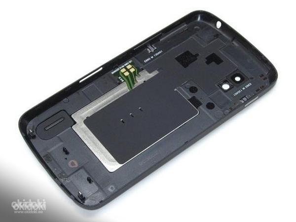 LG Nexus 4 E960 UUS tagumine klaas koos kaanega, must (foto #2)