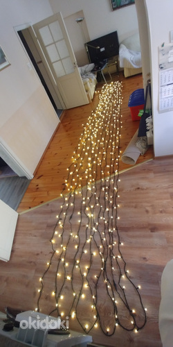 72 м светодиодных рождественских гирлянд снаружи (фото #1)