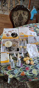 Medela Maxi Swing rinnapump, rinnahoidja !, lisapudelid jt (1 foto / 7)