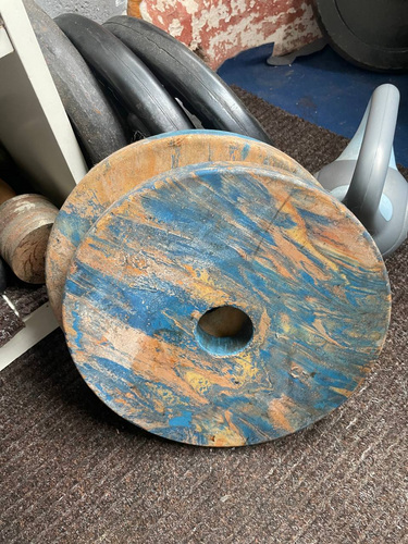 Обрезиненные диски для штанги 2x 5kg (диам. 45mm)