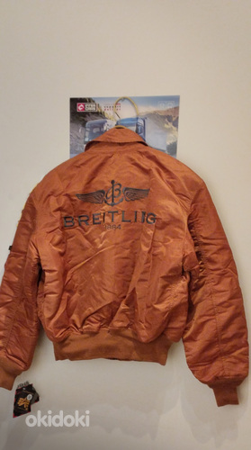Винтажная Куртка пилота Breitling 1884 Alpha Flying Jacket (фото #2)