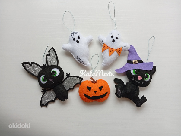 Viltdekoor Halloweeni jaoks
