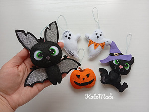Viltdekoor Halloweeni jaoks (2 foto / 6)