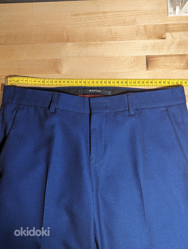 Monton темно-синие брюки (фото #3)