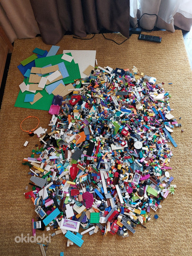 Блоки LEGO и опорные плиты 8,7 кг (фото #2)
