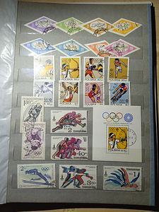 Коллекция марок - Олимпийские Игры