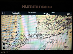 Sügavuskaardid, navigeerimine kajaloodide Navionics (2 foto / 5)