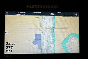 Sügavuskaardid, navigeerimine kajaloodide Navionics (5 foto / 5)