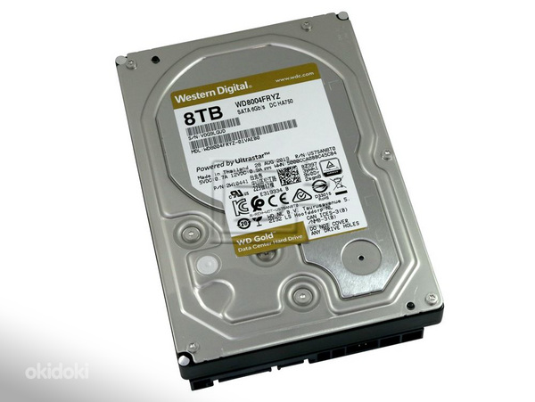 WD Gold 8TB (WD8004FRYZ) — надёжный серверный HDD
