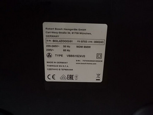Пылесос Bosch Zooo 850W (7 фото из 10)