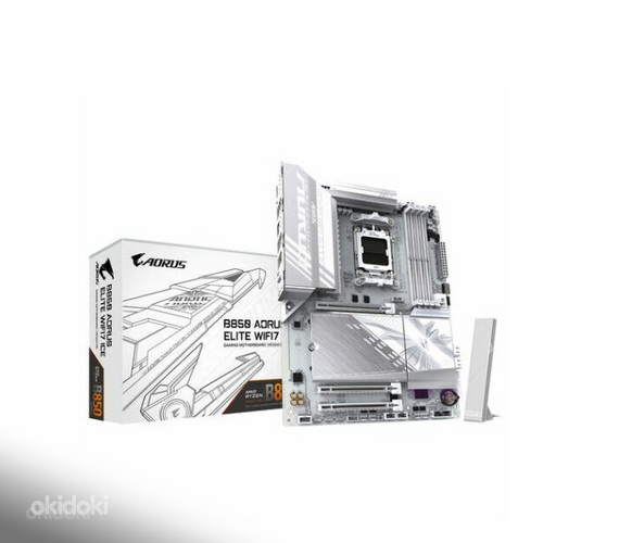 GIGABYTE AORUS B850 ELITE WIFI7 ICE ATX Emaplaat