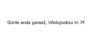 Võidujooksu tn 7f, Lasnamäe, Tallinn, Harjumaa (1 foto / 1)