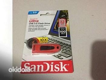 SanDisk Ultra 32GB 100 MB/s USB 3.0 Flash Drive, uus (foto #2)
