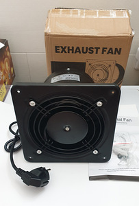 Väljatõmbeventilaator tagasilöögiklapiga 150 mm (1 foto / 8)