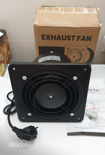 Väljatõmbeventilaator tagasilöögiklapiga 150 mm
