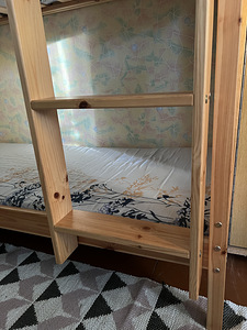 Kahekorruseline lastevoodi+madratsid / Bunk children's (5 foto / 6)