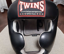 Nahast poksikiiver TWINS/ Шлем для бокса TWINS кожаный.