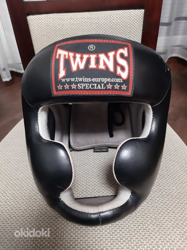 Nahast poksikiiver TWINS/ Шлем для бокса TWINS кожаный. (фото #1)