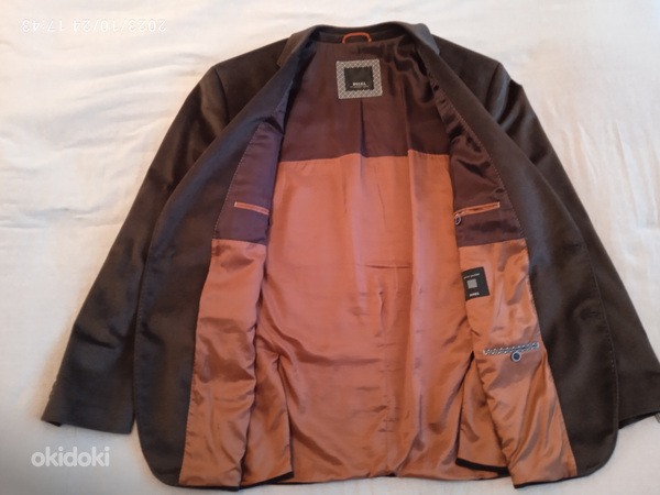 Мужской тёмно-коричневый пиджак (фото #2)