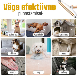 Ebeme ja lemmikloomade karvade eemaldamise hari (4 foto / 9)