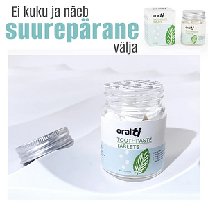 Tabletivormis hambapasta Oralti, 60 tk (4 foto / 10)