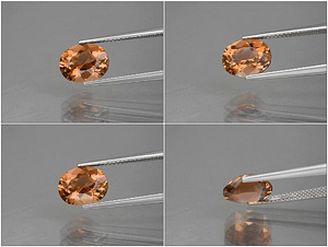 Topaas; looduslik;3,19ct; šampanja; VVS; paranemist pole (1 foto / 2)