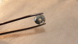 Аквамарин; натуральный; 2,54ct; небес.-голубой; Бразилия; (4 foto / 10)