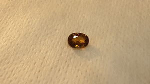 Sphene; looduslik;0,93ct; kollane roheline; Madagaskar; Si-1; (6 foto / 10)
