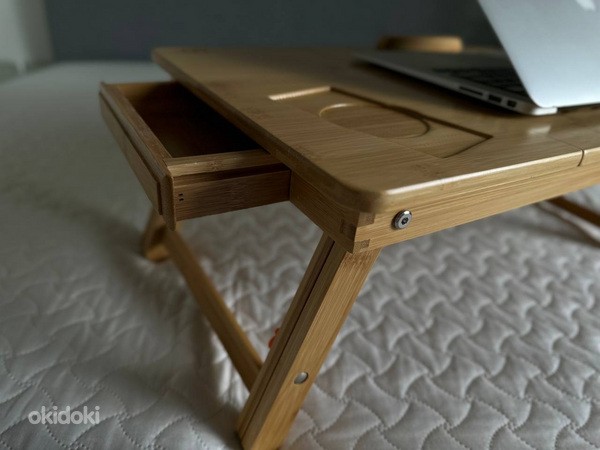 Бамбуковый столик для ноутбука с активным охлаждением!!! (фото #2)