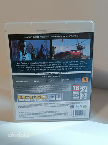 PS3 Grand Theft Auto V (GTA 5) + kaart (foto #2)