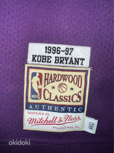 Kobe Bryant jersey 96/97 (фото #4)