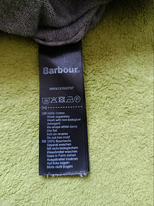 Barbour 1/4 молния с нашивкой (5 фото из 5)