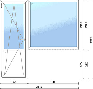 PVC aknad Poolast (2 foto / 3)