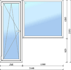 PVC aknad Poolast (2 foto / 3)
