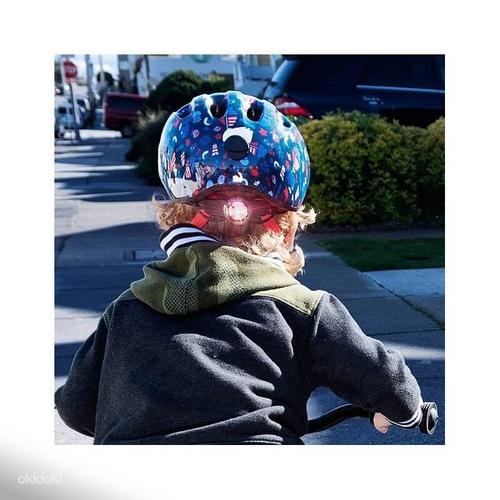 Новый детский шлем Abus Anuky со светодиодным задним фонарем (фото #2)