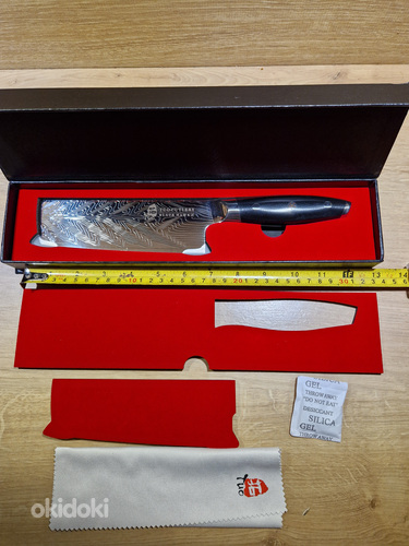 TUO Jaapani Hawk S Nakiri Knife 8.5" TC12002S kokanuga, 21cm (foto #9)