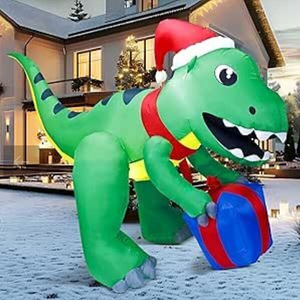 Suur täispuhutav LED-valgustusega dinosaurus, 1,5 m
